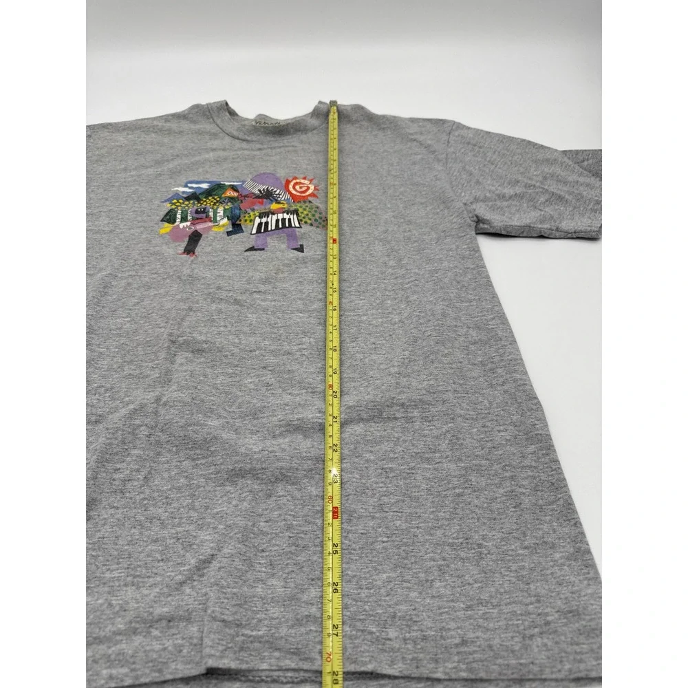 Vintage Roots 1997 Jazz Aspen Festival T-Shirt Mens Gray Santana Gladys Knight